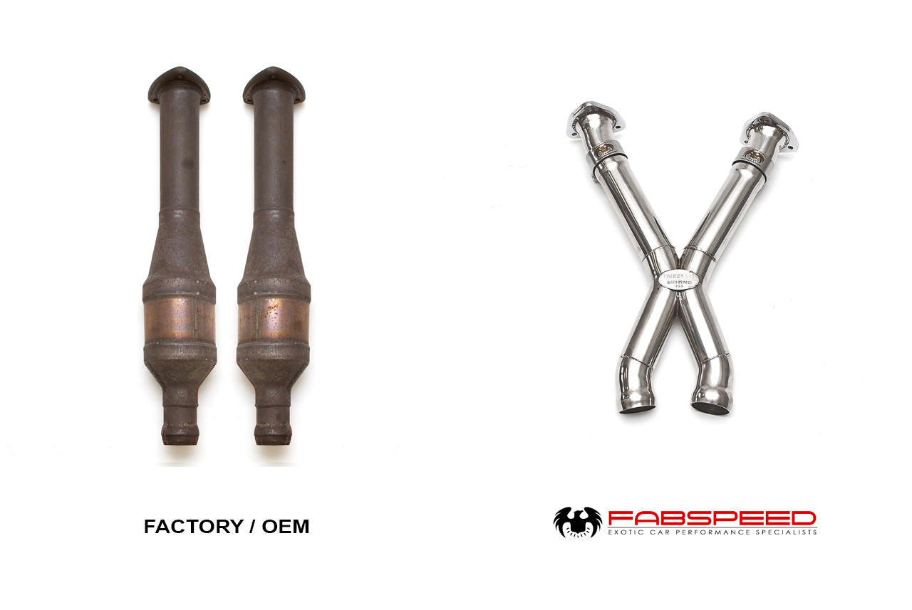 Fabspeed Aston Martin V12 Vantage link comp. X-Pipe