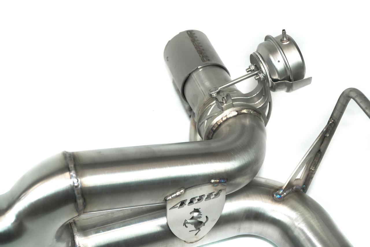 Fabspeed Ferrari 488 Pista Valvetronic Dual Tone Exhaust System