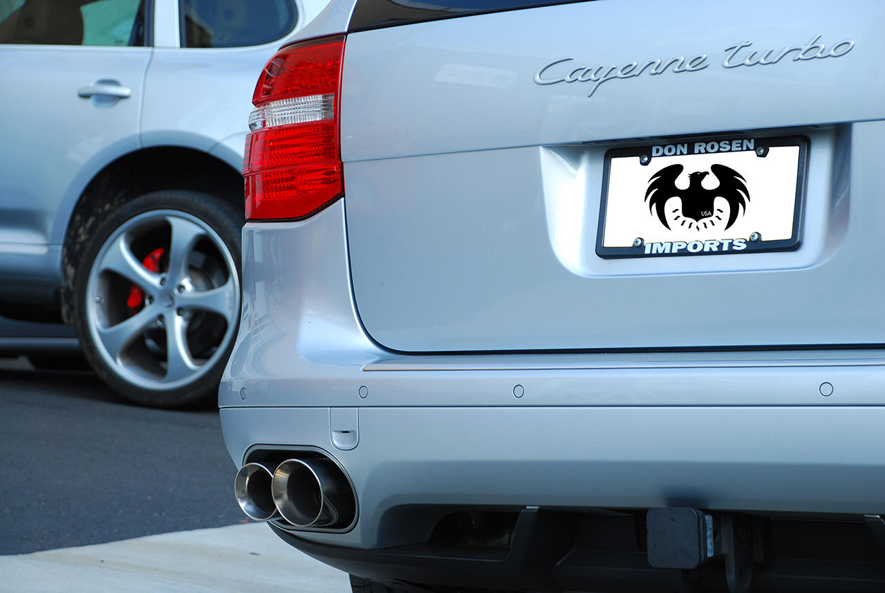 Fabspeed Porsche 957 Cayenne S Deluxe Quad Style Tips (2008-2010)