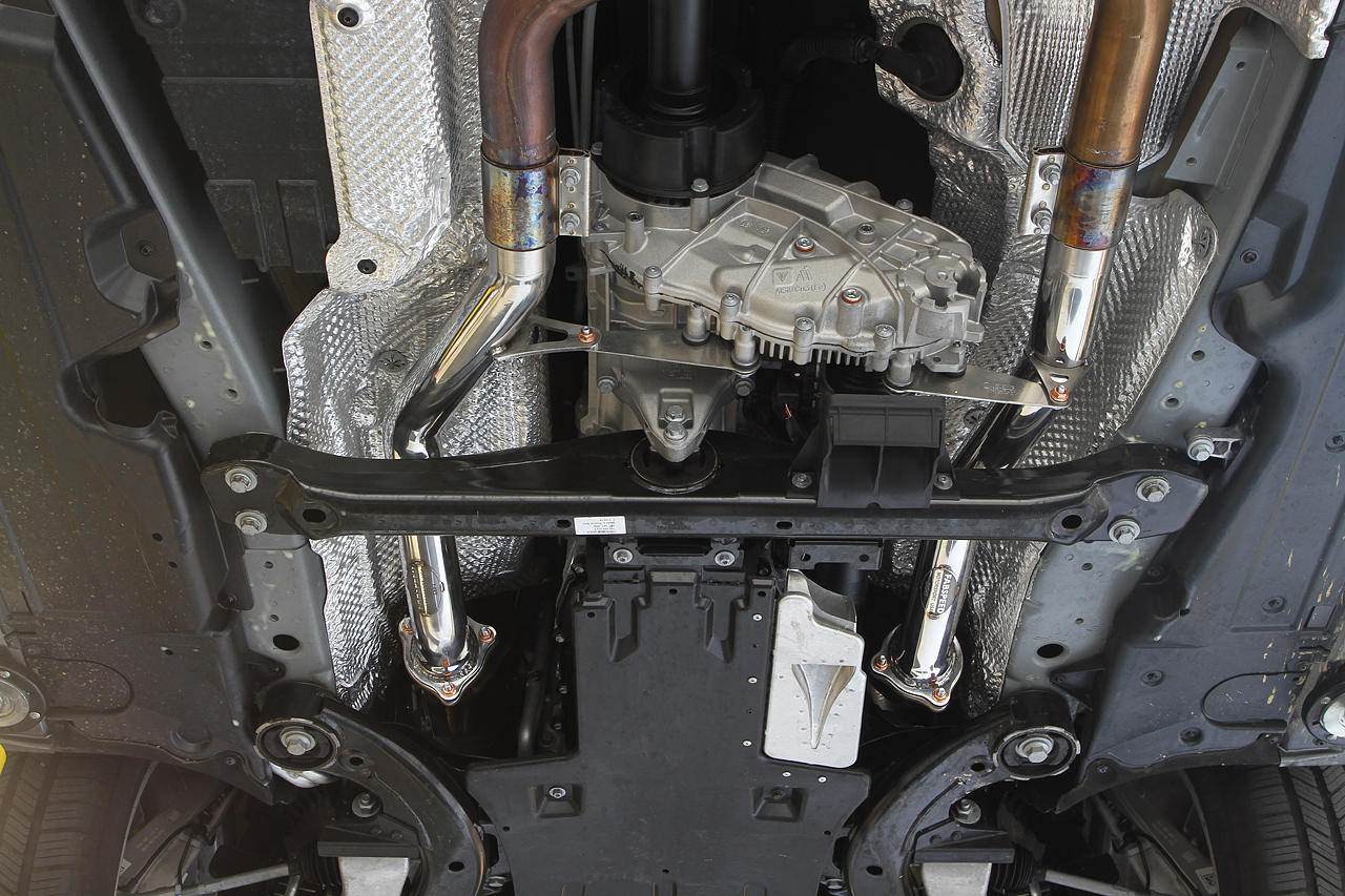 Fabspeed Porsche 958.2 Cayenne Turbo / Turbo S Secondary Competition Link Pipes (2015-2018)