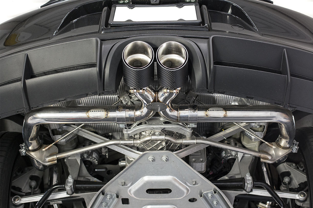 Fabspeed Porsche 981 Cayman GT4 Competition Conversion Kit - For Fabspeed Valvetronic Exhaust