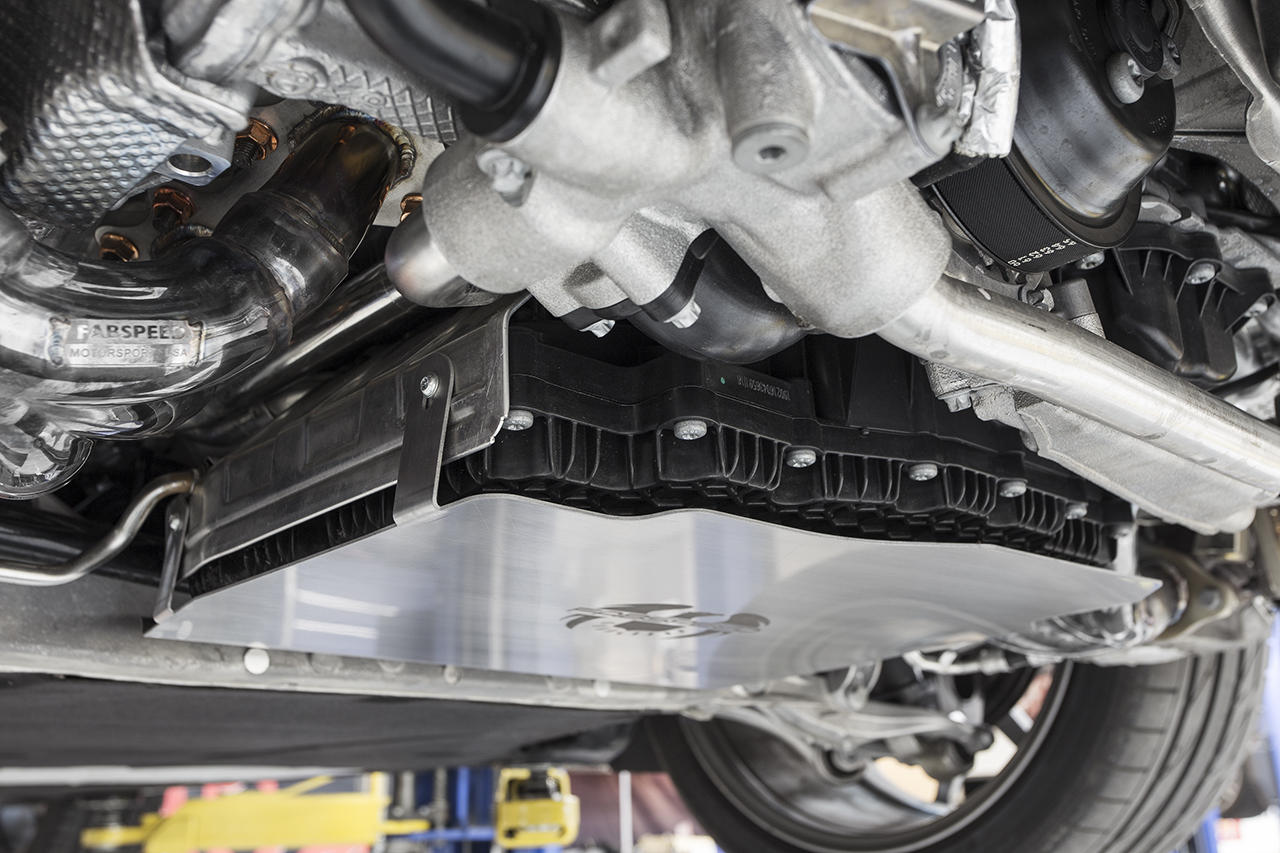 Fabspeed Porsche 991.2 Carrera Oil Pan Cover Skid Plate (2017-2019)
