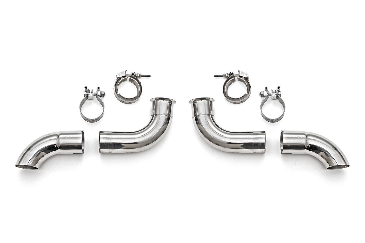 Fabspeed Porsche 996 GT3 Competition Muffler Outlets w/ Adjustable Turndowns