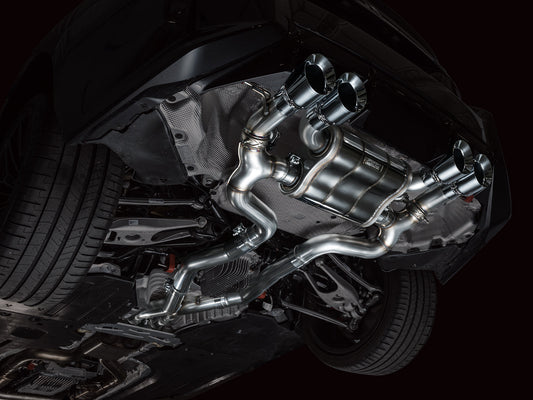 AWE SwitchPath™ Exhaust for BMW G87 M2 - Chrome Silver Tips image 2