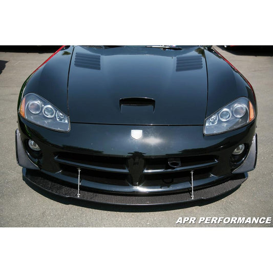 Carbon Fiber Front Wind Splitter w. Honeycomb Core -2003-2010 Dodge Viper SRT-10