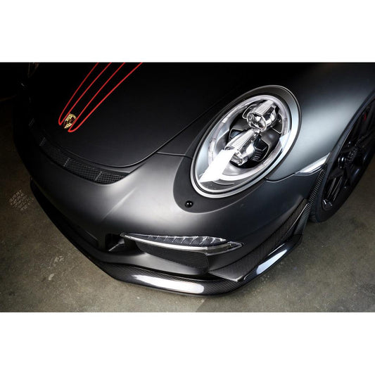 Carbon Fiber Front Bumper Canards - 2013-2016 Porsche 991.1 GT3