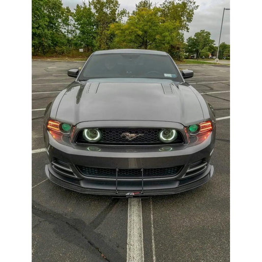 Front Carbon Fiber Wind Splitter- 2013-2014 Ford Mustang Roush