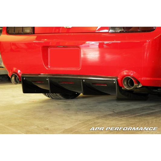 GTR Carbon Fiber Rear Diffuser - 2005-2009 Ford S197 Mustang
