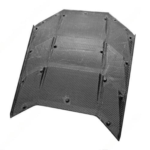 Carbon Fiber Rear Louvered Engine Lid Cover - Lamborghini Huracan LP-610