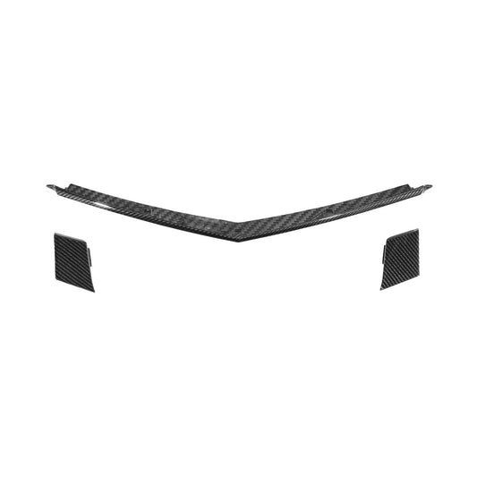 Corvette C8 Carbon Fiber Front Grille Tow Cover Kit image 2