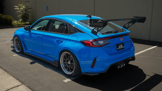 GT-250 67" Carbon Fiber Adjustable Wing - Honda FL5 Civic Type R 2023-Current