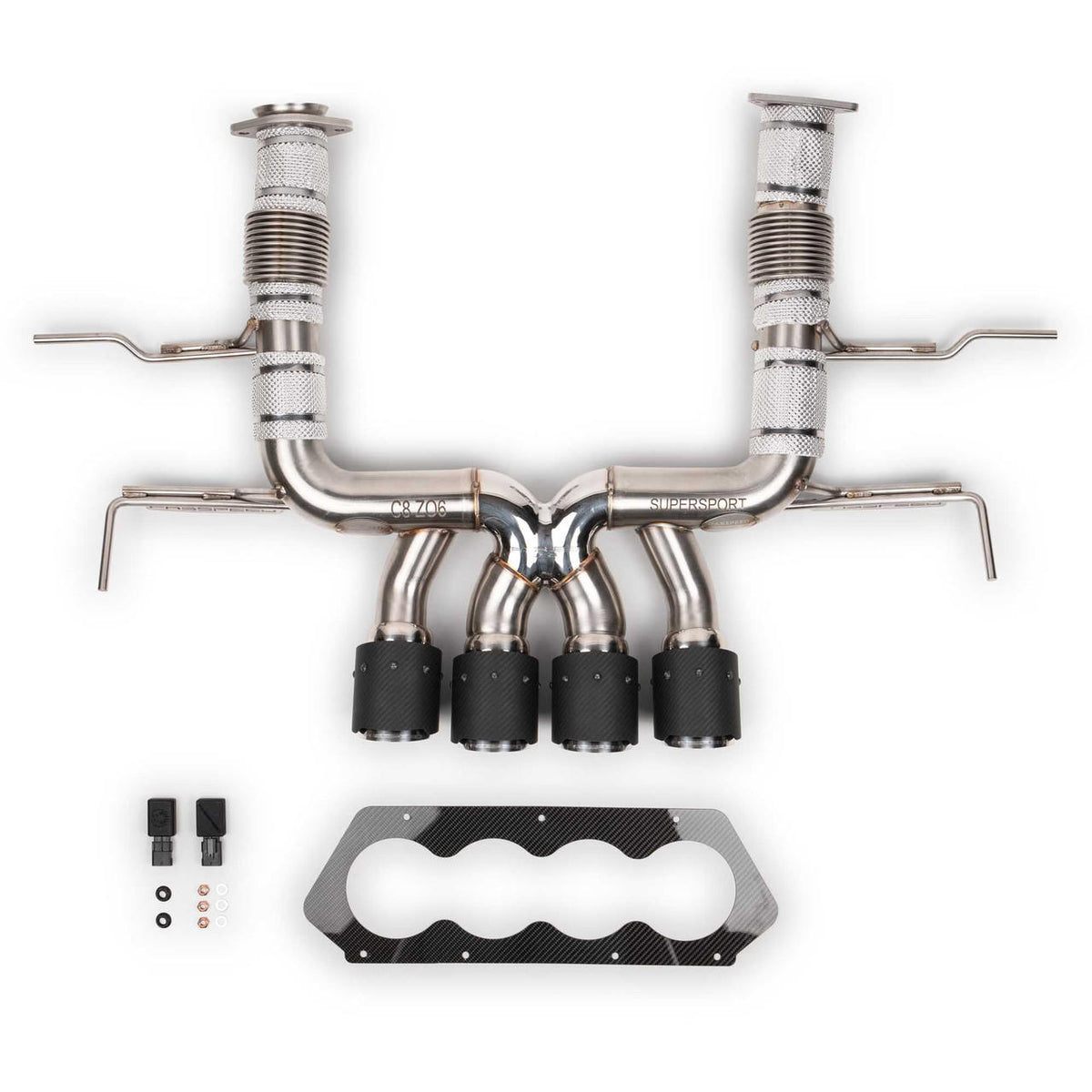 Fabspeed C8 Z06 Supersport X-Pipe cat-back system