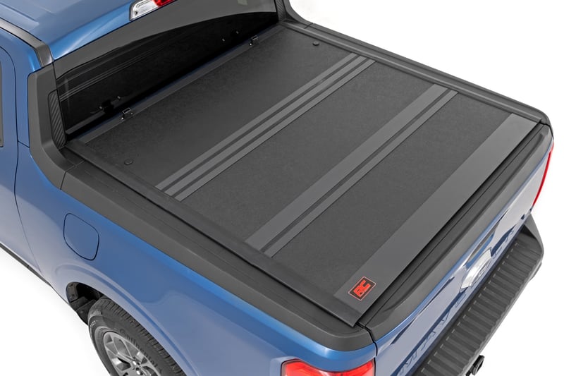 Rough Country Hard Low-Profile Tonneau Cover for Ford Maverick 4-foot-6-inch bed