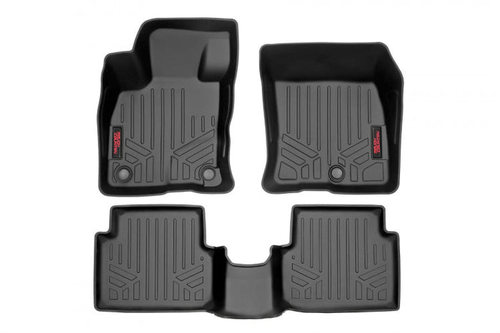 Rough Country Front & Rear Floor Mats — Maverick 2.0L EcoBoost 2022–2026