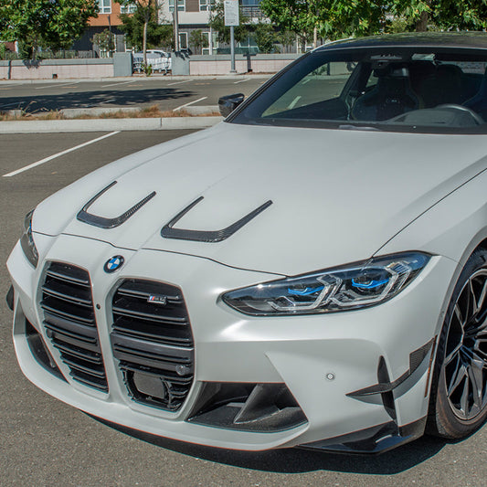 2021-Up BMW G80 M3 | G82 G83 M4 Front Hood Scoop Vent Cover image 2