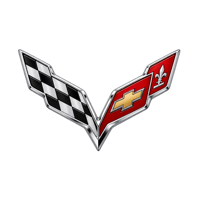 Chevrolet realistic manufacturer logo