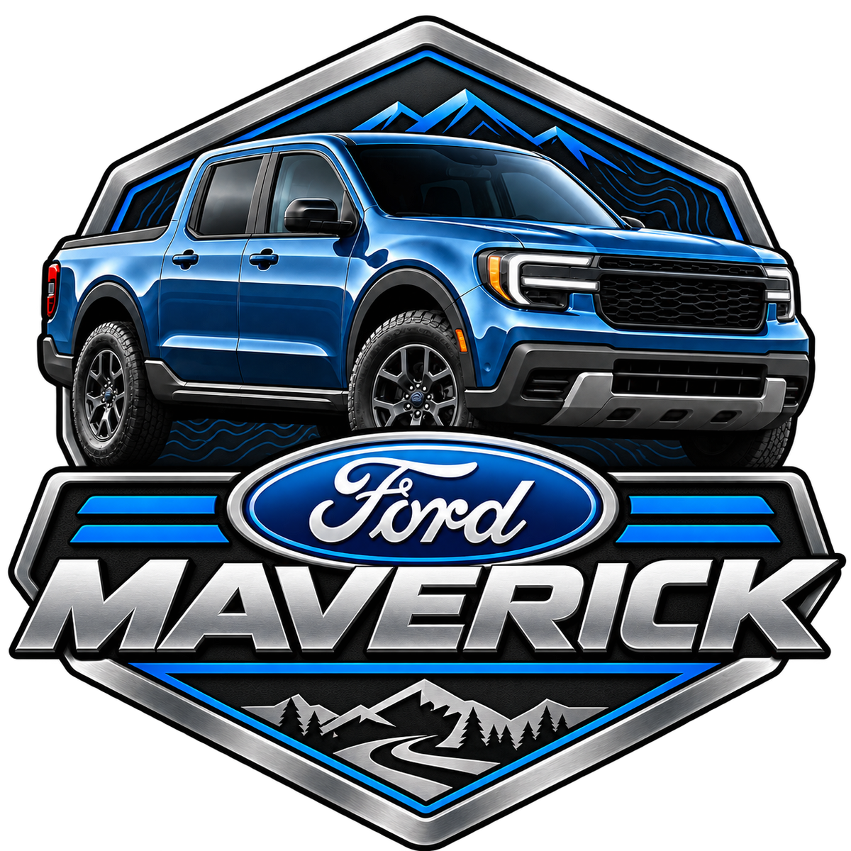 Ford Maverick collection logo