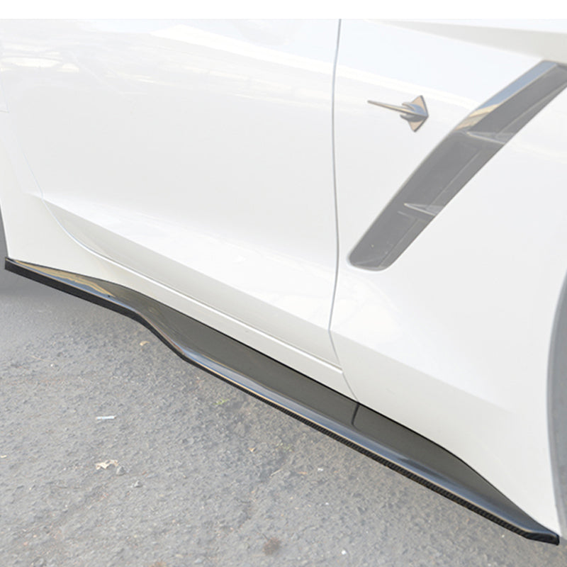 Corvette C7 Z06 Conversion Side Skirts Rocker Panels image 15