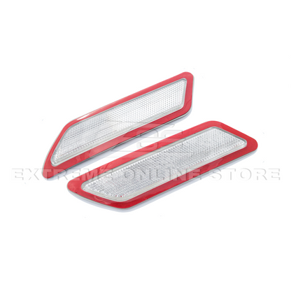 2012-15 BMW F30 3-Series Base Side Bumper Marker Reflector Lights Lamp image 9