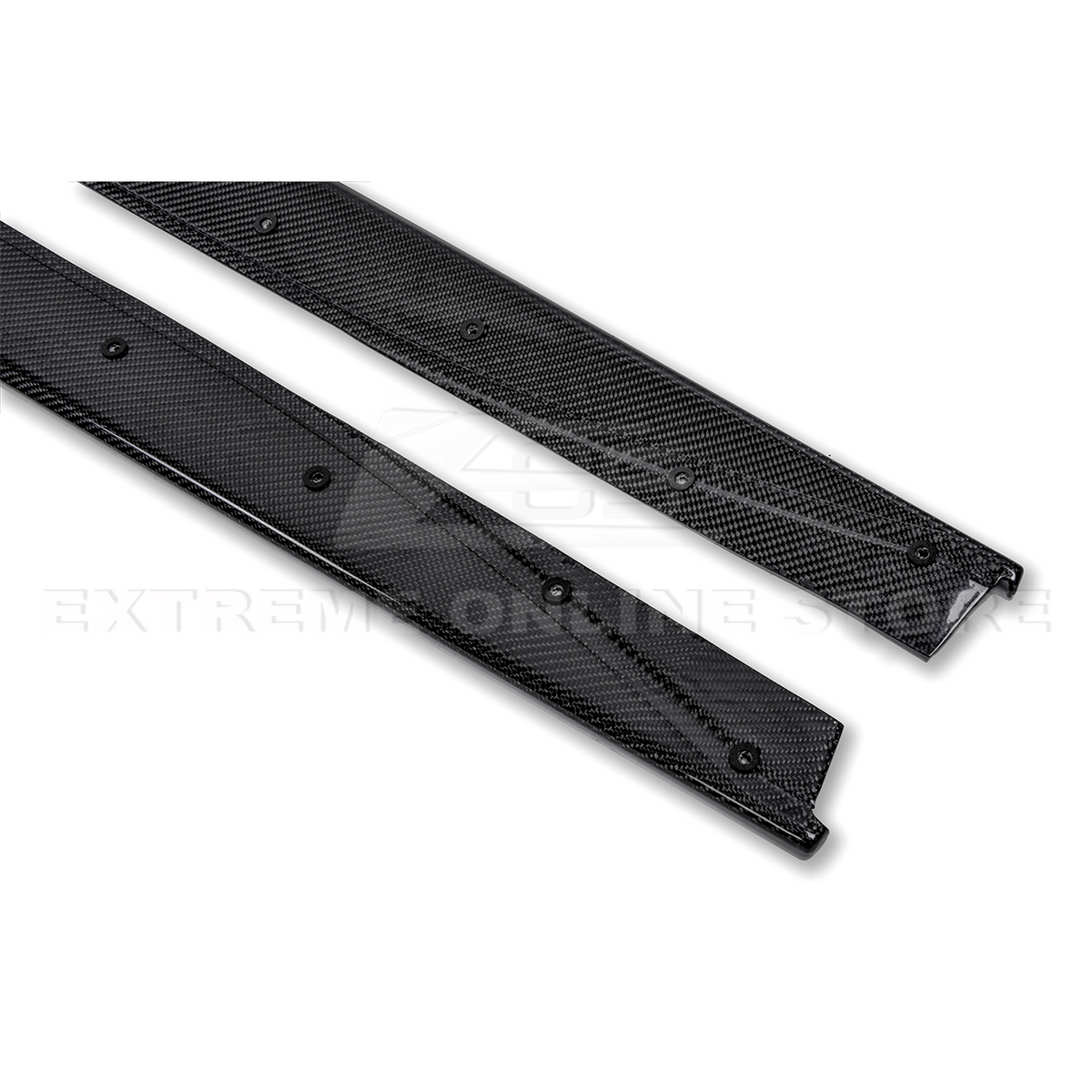 2014-20 BMW F80 M3 Carbon Fiber Side Skirts Rocker Panels image 3