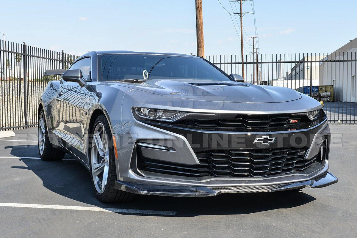 2019-Up Camaro RS & SS ZL1 Style Front Lip Splitter & Side Skirts image 16