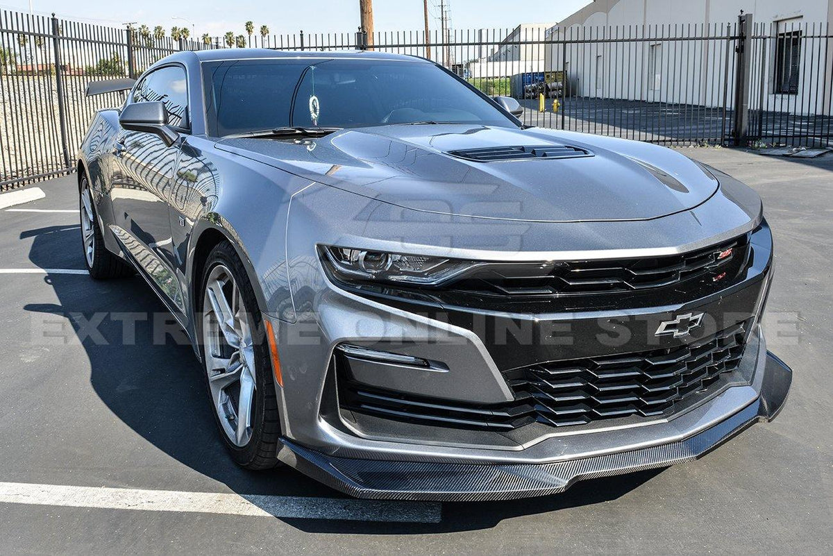 2019-Up Camaro RS & SS ZL1 Style Front Lip Splitter & Side Skirts image 15