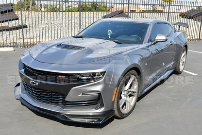 Camaro 2019-Up Camaro RS & SS | ZL1 1LE Style Front Bumper Lip Splitter image 11