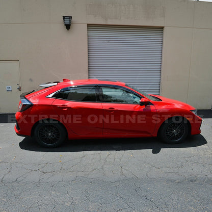 2016-21 Honda Civic Hatchback Mugen Conversion Rear Roof Spoiler Kit image 5
