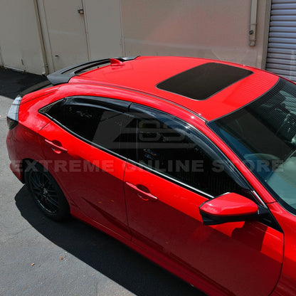 2016-21 Honda Civic Hatchback Mugen Conversion Rear Roof Spoiler Kit image 11