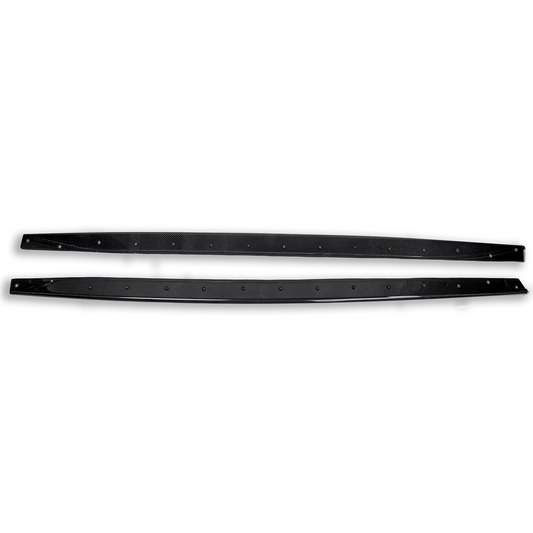 2014-20 BMW F80 M3 Carbon Fiber Side Skirts Rocker Panels image 1