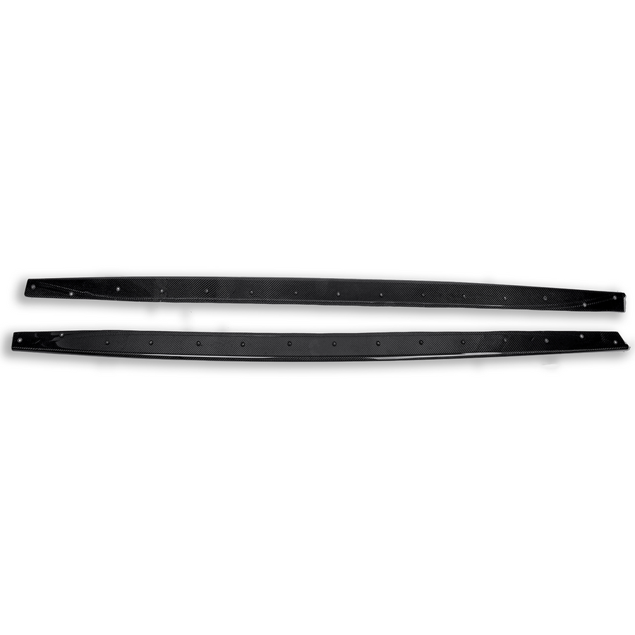 2014-20 BMW F80 M3 Carbon Fiber Side Skirts Rocker Panels image 1