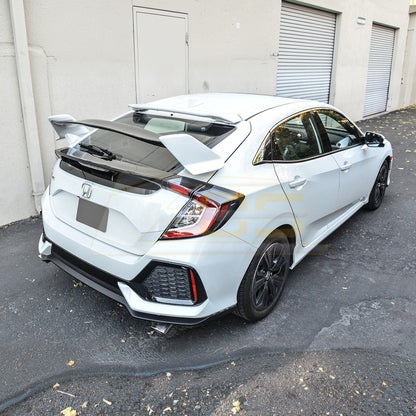 2016-21 Honda Civic Hatchback Type R Conversion Rear Trunk Spoiler Kit image 9
