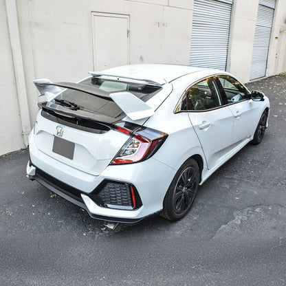 2016-21 Honda Civic Hatchback Type R Conversion Rear Spoiler W/ Spoon Roof Spoiler image 1