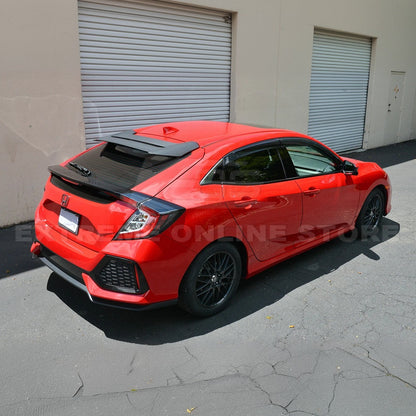 2016-21 Honda Civic Hatchback Mugen Conversion Rear Roof Spoiler Kit image 12
