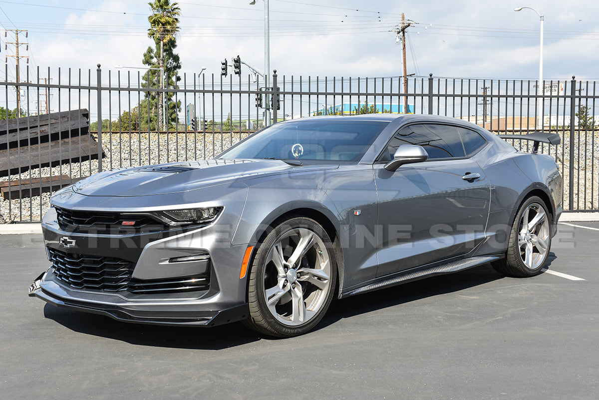 Camaro 2019-Up Camaro RS & SS | ZL1 1LE Style Front Bumper Lip Splitter image 10