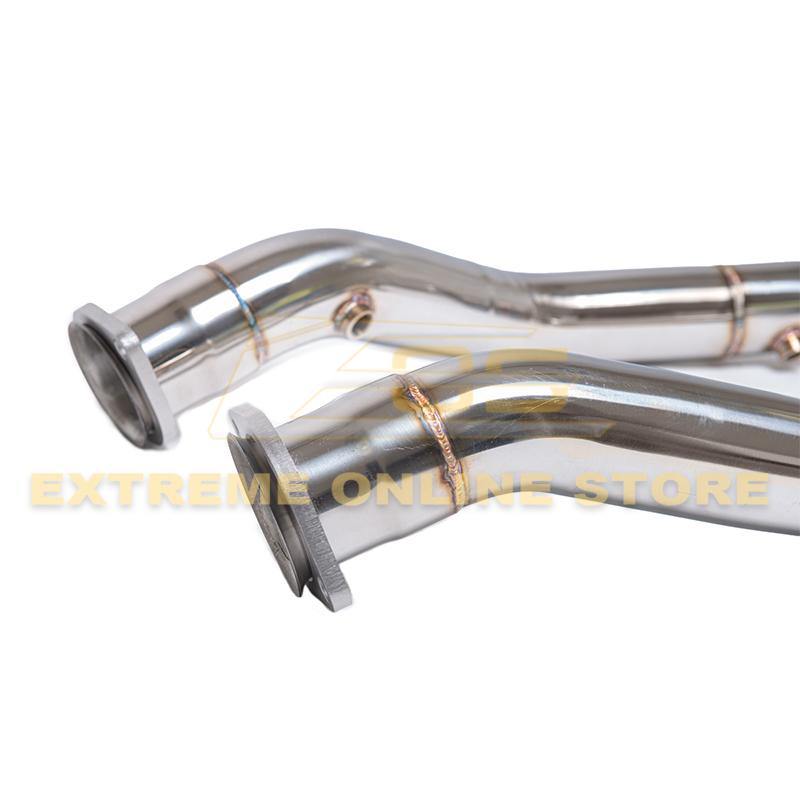 Corvette C7 3" Stainless Steel Race Series Catless Downpipe image 12