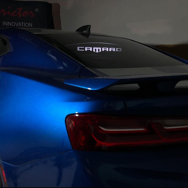WindRestrictor® Camaro Coupe Rear Add On Glow Plate image 1