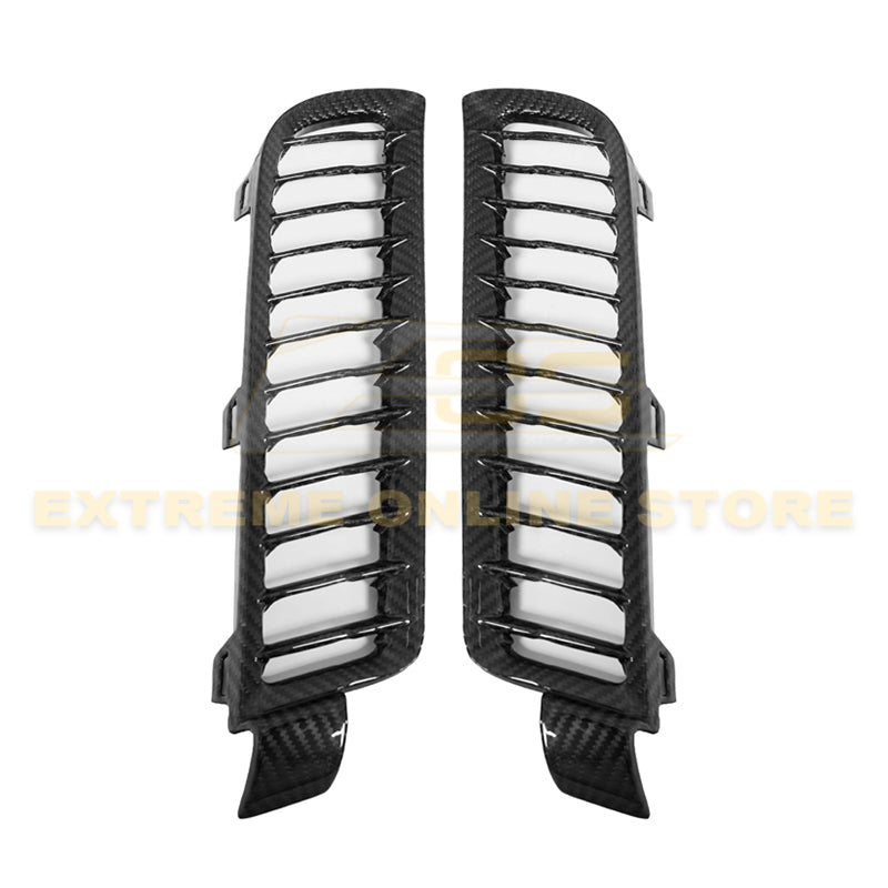 Corvette C7 DRY CARBON FIBER Replacement Rear Diffuser Vent image 2