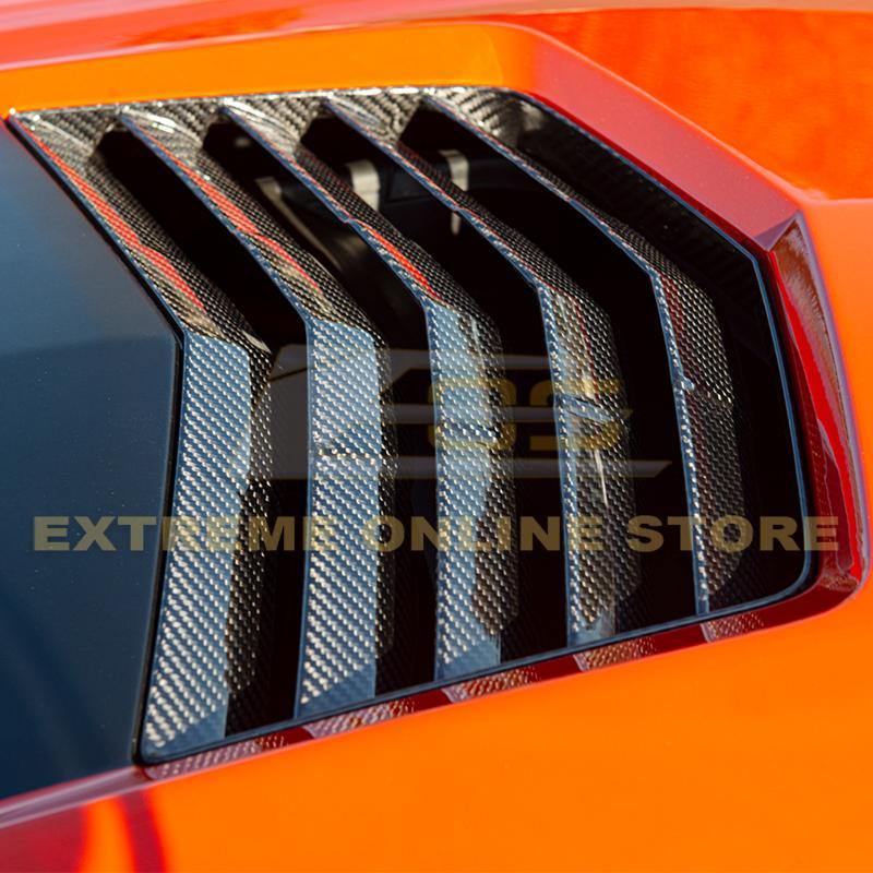 Corvette C7 Stingray / Grand Sport DRY CARBON FIBER Hood Vent image 5