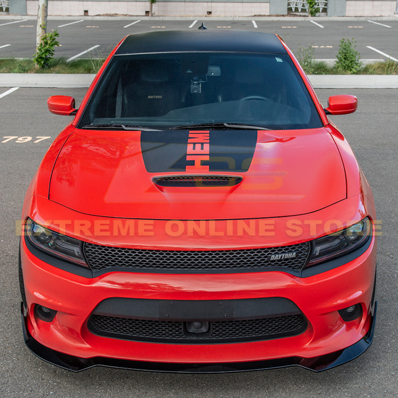 2015-Up Dodge Charger SRT Track Package Front Splitter image 4