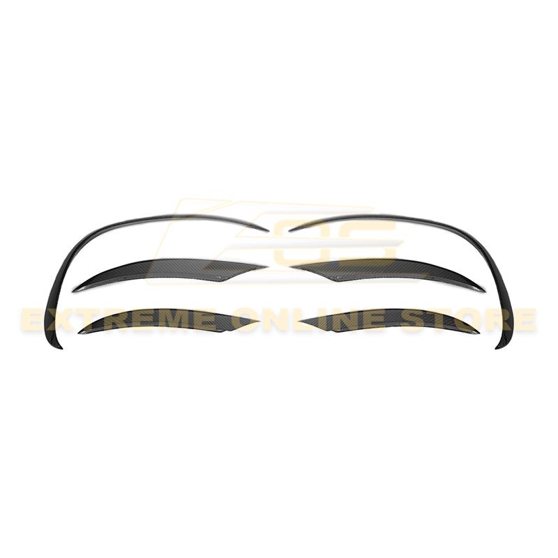 2019-Up Mercedes-Benz C-Class Carbon Fiber Front Air Vent Cover image 4
