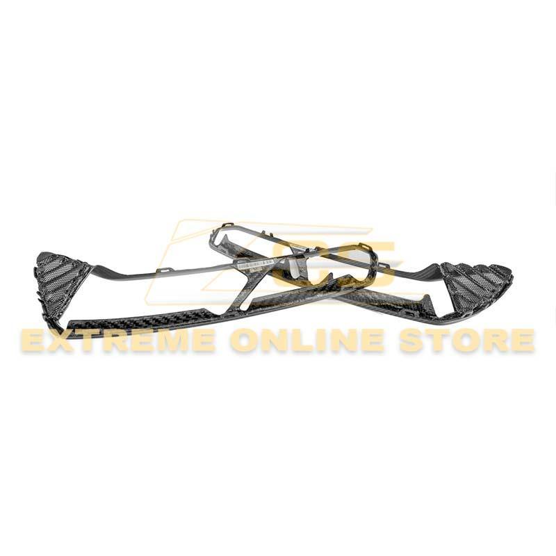 Corvette C7 DRY CARBON FIBER Rear Tail Light Bezels image 15