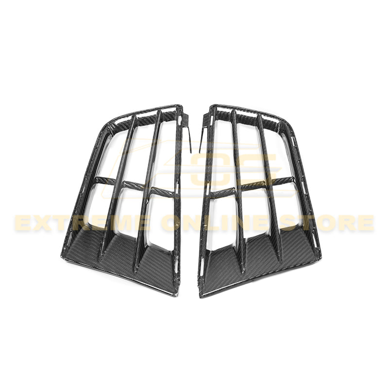 2016-19 Cadillac CTS-V DRY Carbon Fiber Front Accent Grill Insert image 6