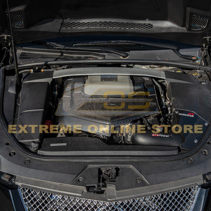 2009-15 Cadillac CTS-V Dry Carbon Fiber Front Engine Cover image 6