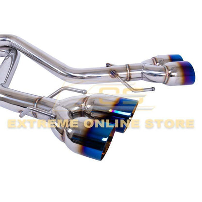 2015-Up Lexus RC200t 300 350 Muffler Delete Axle Back Quad Tips Exhaust image 2