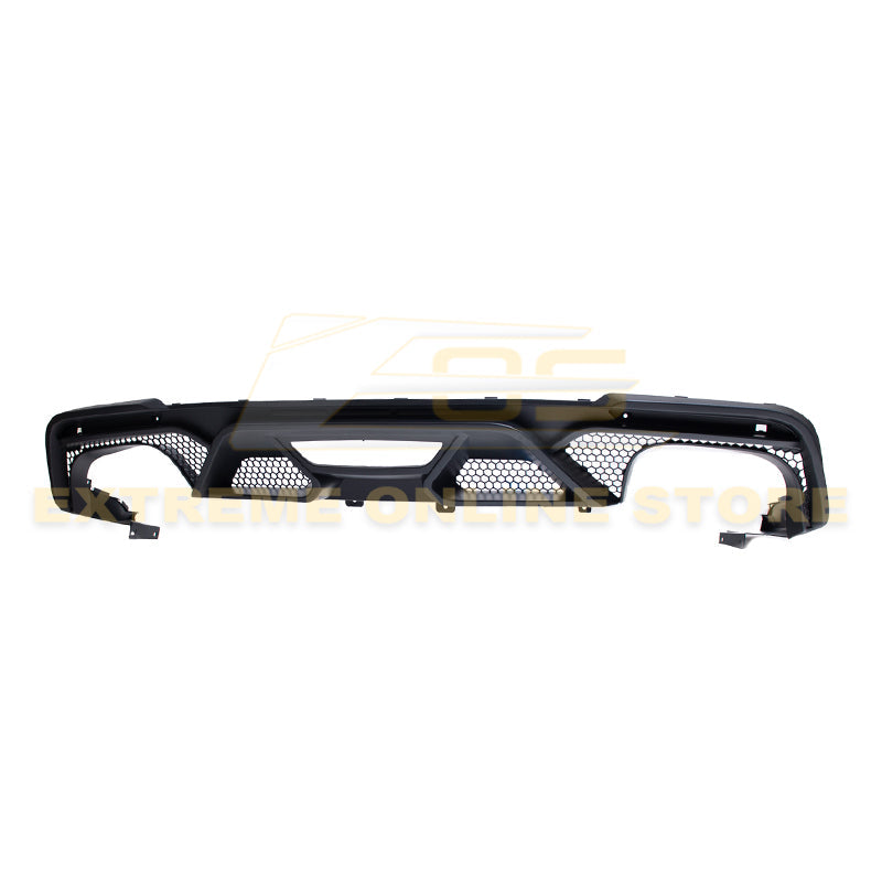 2018-22 Ford Mustang GT500 Rear Bumper Quad Tips Diffuser image 1