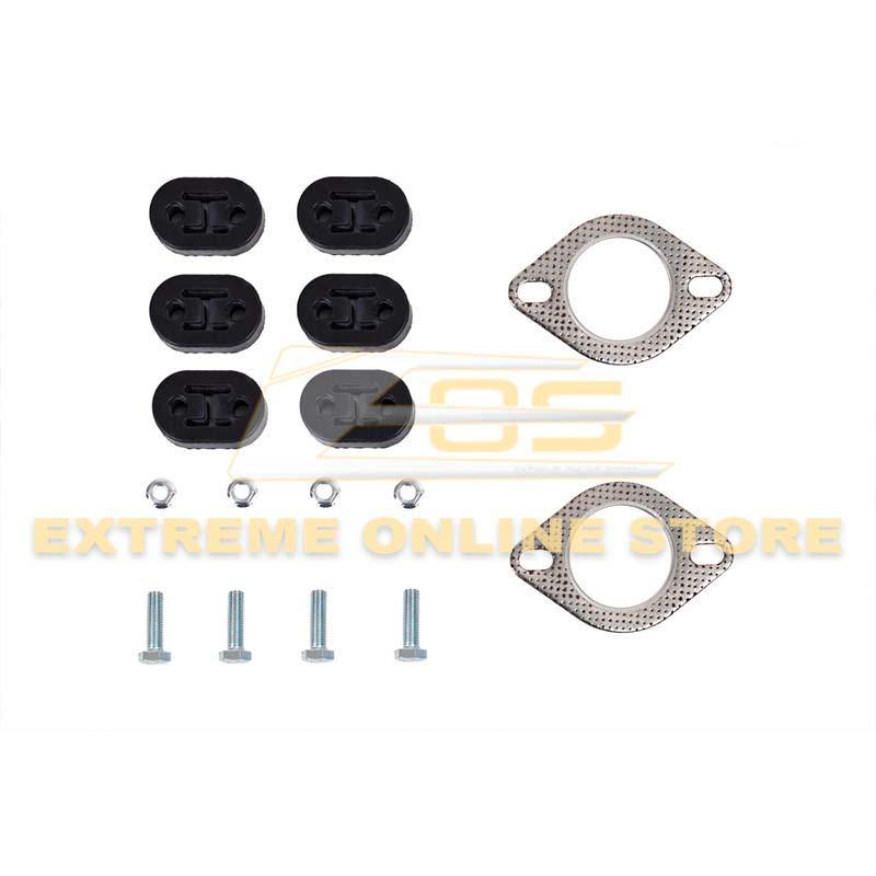 2017-Up Infiniti Q60 Muffler Delete Dual Burnt Tips Exhaust image 9