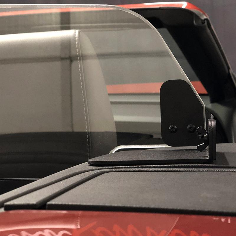 WindRestrictor® Camaro Convertible Rear Add On Wind Deflector image 4