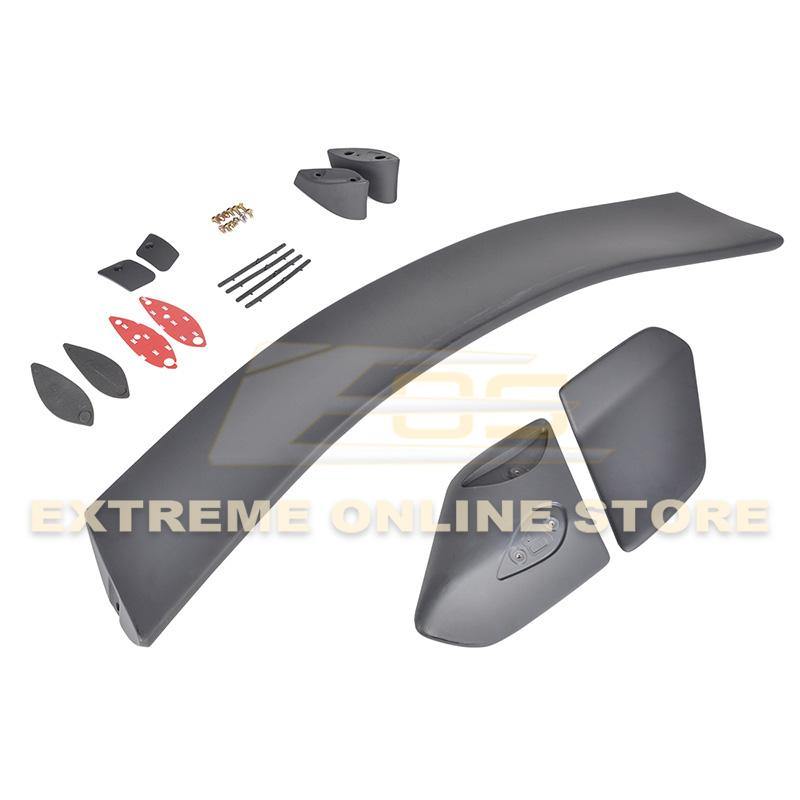 2016-21 Honda Civic Hatchback Type R Conversion Rear Spoiler W/ Mugen Style Roof Spoiler image 11