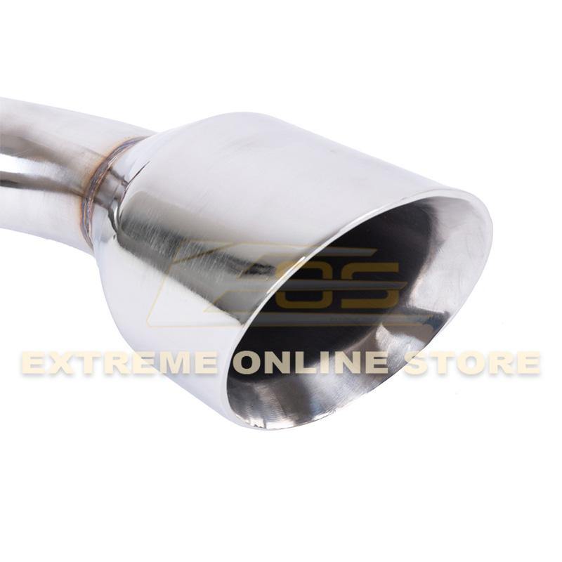 2017-Up Infiniti Q60 Muffler Delete Dual Tips Exhaust image 6